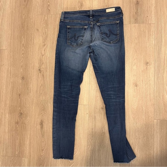 AG Adriano Goldschmied Dark Blue Skinny Jeans - Picture 2 of 5